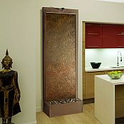 Gardenfall - Slate Panel with Copper Vein Frame