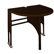 Genevieve All Weather Wicker 42" Patio Table