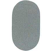 Woodrun Sage Oval Rug - 8ft by 11ft