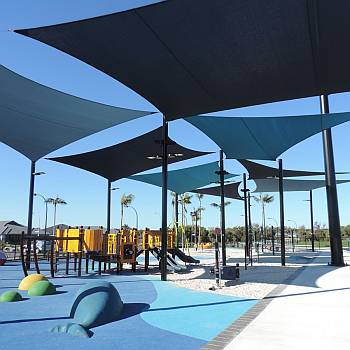 Shade Sails made with Commercial 95 Material