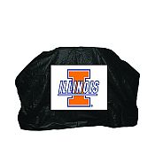 College Football Logo Grill Covers - Illinois