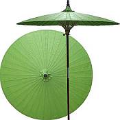 7ft Oriental Umbrella- Solid Light Green