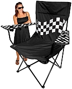 Black / Checkered Kingpin Chair
