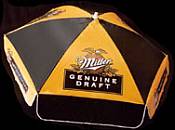 6ft Patio & Beach Beer Umbrella / Miller Genuine Draft