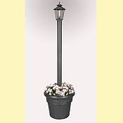Williamsburg Black Citronella Planter Lanterns