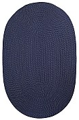 Cottage Braid Everywear™ Rug Solid Blue