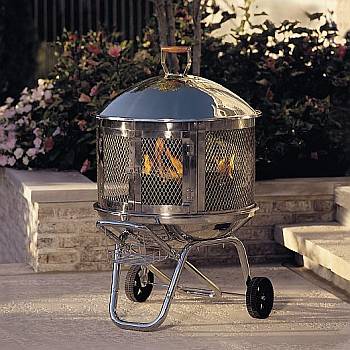 Stainless Steel Patio Hearth Outdoor Fireplace
