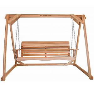 Two Piece Cedar Swing and A-Frame Set