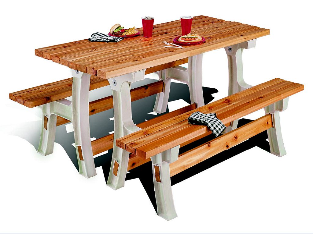 Wooden Picnic Tables