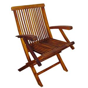 Terrace Mates Folding Arm Chair