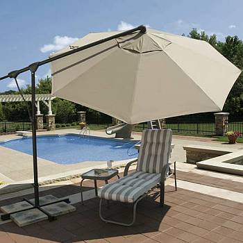 Tobago Side Post Umbrella - 10ft Octagon
