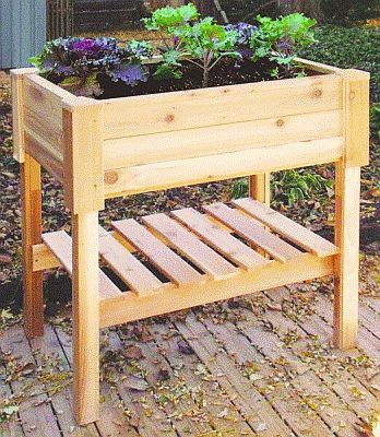 Rectangle Wooden Planter Box 25" - 35 1/2 " Tall - Planter-Box-2436