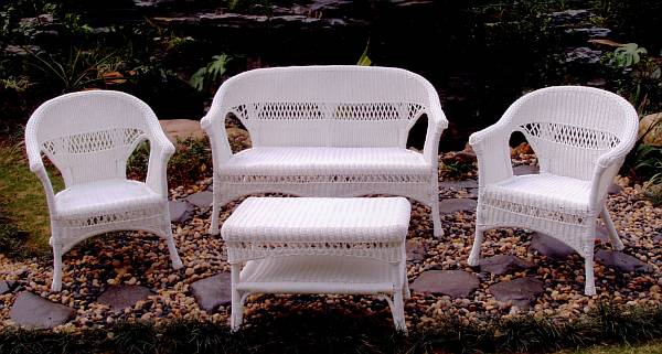 White Wicker Furniture