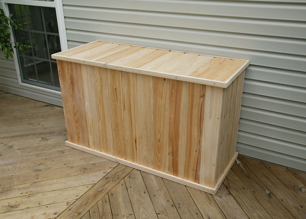Cedar Deck Storage Box Plans