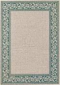 Finesse Outdoor Rug - Scroll - Loden Green