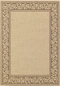 Finesse Outdoor Rug - Scroll - Coffee