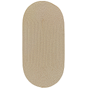 Woodrun Oval Camel Indoor/Outdoor Rug-
