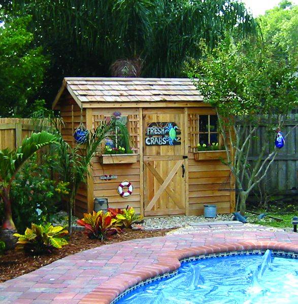 Pool Storage Shed