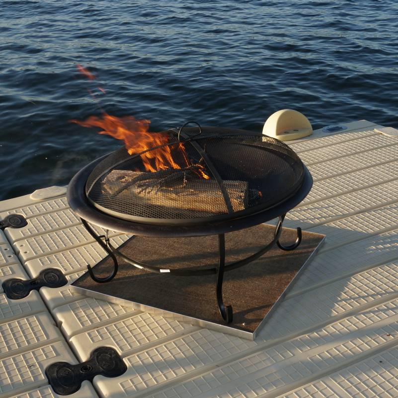 Fire Pit Pads - Protect your deck with Fireproof Deck Protect Mats