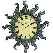 Freestanding Southwestern Style Outdoor Clock
