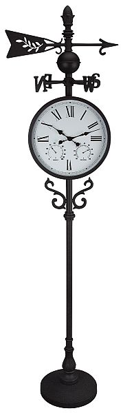 Free Standing Clock with Weather Vane | Floristnews's Blog