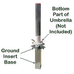 Flexy Awning Ground Insert Base