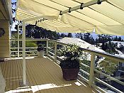 Retractible Horizontal Freestanding Awnings