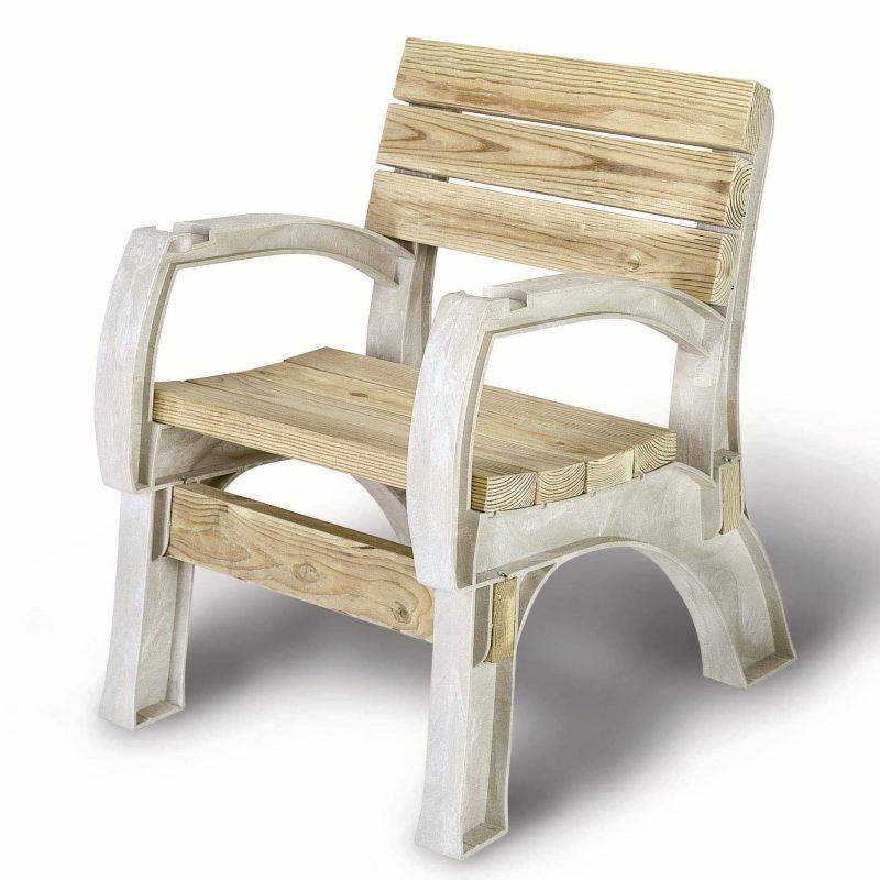 any size chair or bench with arms 2x4 basics any size chair tweet