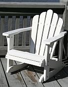 Pair of Child Adirondack Rocking Chairs