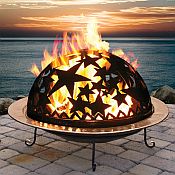 Orion Copper Fire Pit Set