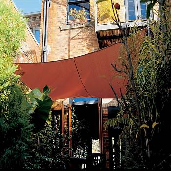 Shade Sails - Square Terracotta 11ft 10in