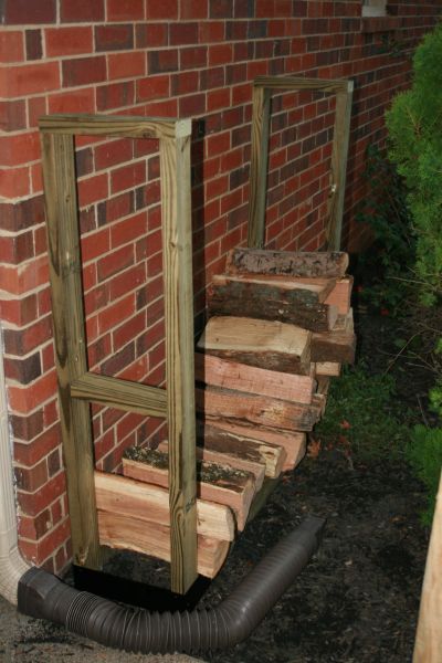 DIY Firewood Storage Rack