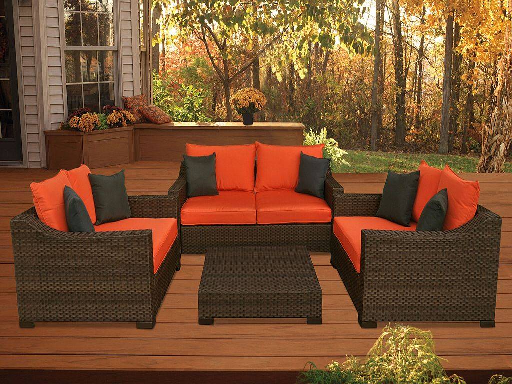 Oxford 4 Piece Resin Wicker Set Plioxfset Bg