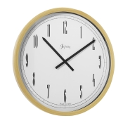 Italian Beech Wood Outdoor Wall Clock / Arabic Numbers