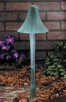 Mushroom Path Light - Verda Patina