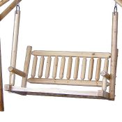 Outdoor Log Swing