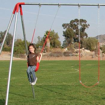 Steel Metal Swingsets - 8ft High Beam