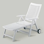 Roma Resin Patio Chaise Lounge