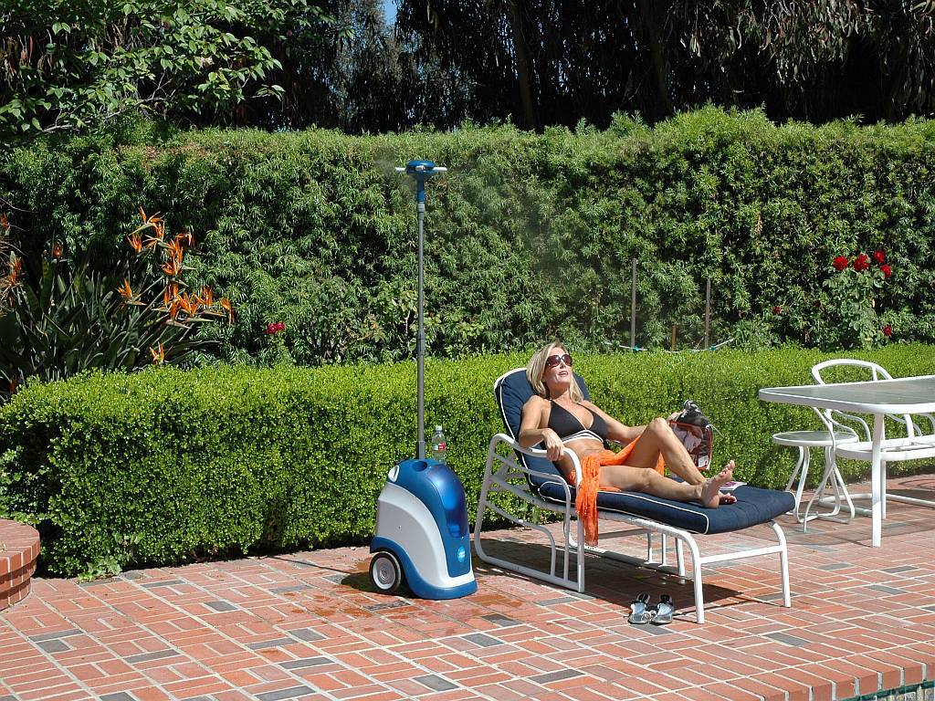 nude sunbathing in the backyard