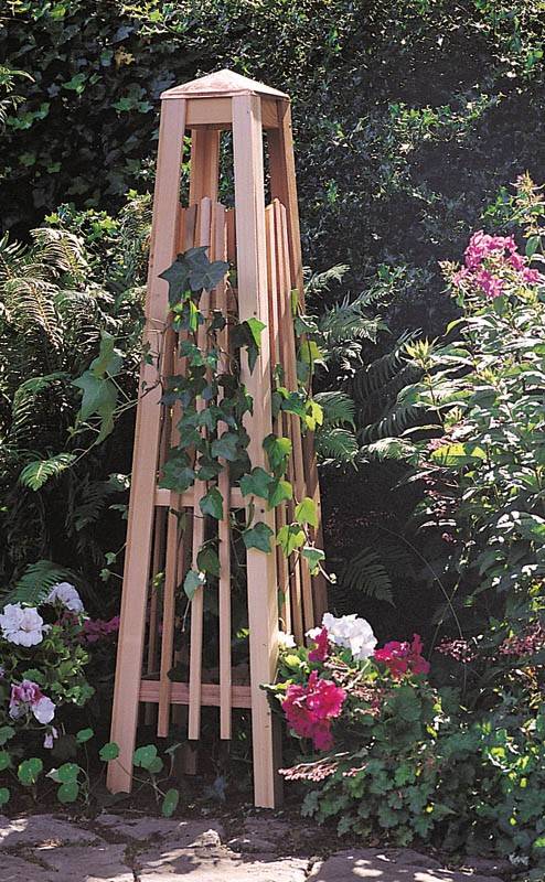 Manhattan Obelisk Garden Trellis - 860-1698-1