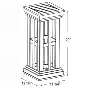 Trellis Column Dimensions