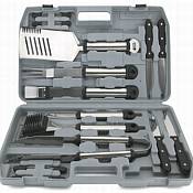 18 Pc Prestige Grilling Tool Set w/Knives