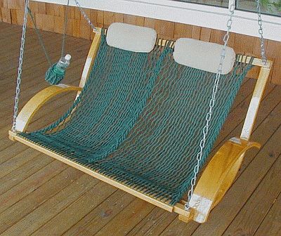 Furniture Discounters on Patio Furniture Rope Hammocks Porch Swing Double Bent Oak