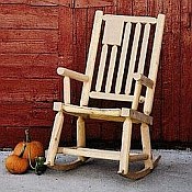 Adirondack - Flag Back Cedar Rocker