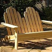 Cedar Adirondack Settee