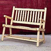 Tupper Lake Cedar Settee