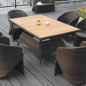 7 Pc Andros Resin Wicker Dining Set