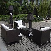 4 Pc Eliza Resin Wicker Furniture Set