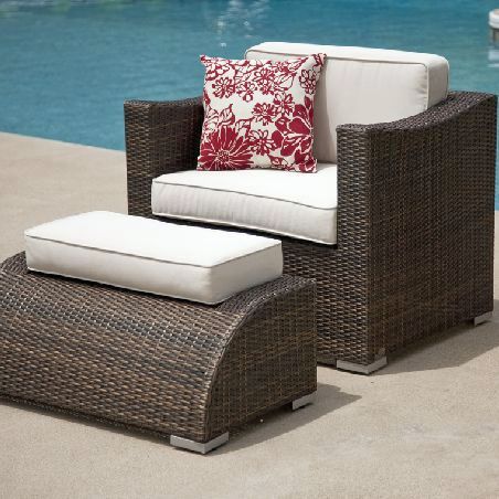 Cosabella 3pc Resin Wicker Club Chair Collection