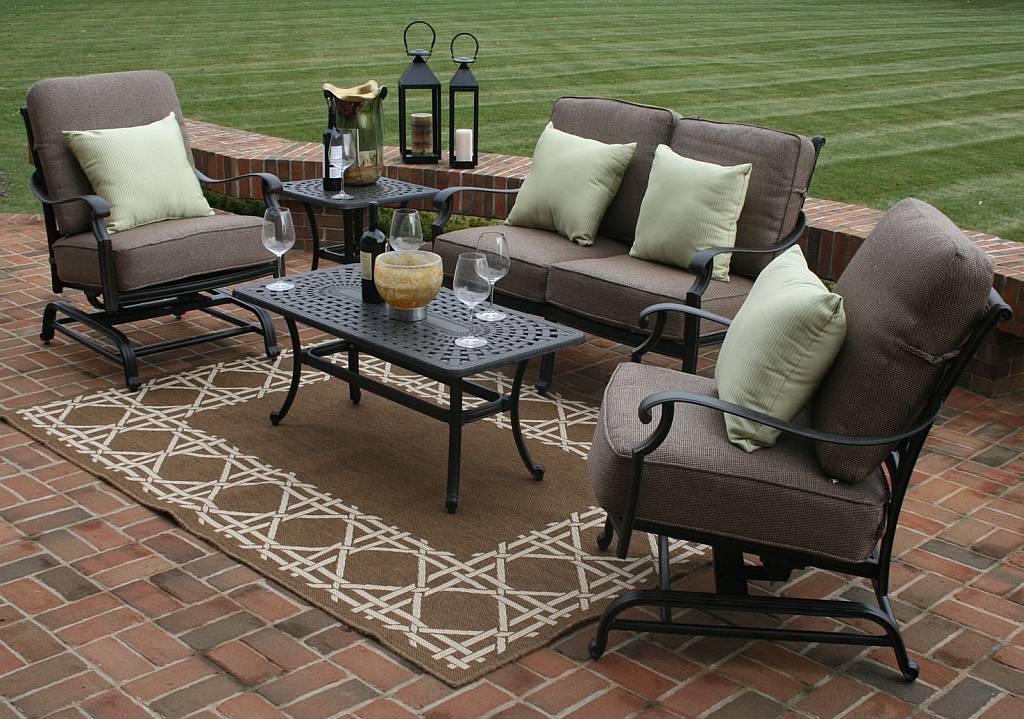 Herve 5 Piece Deep Seating Furniture Set Oal7144